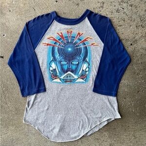Vintage 80s Journey Frontiers World Tour Original Raglan Concert Shirt